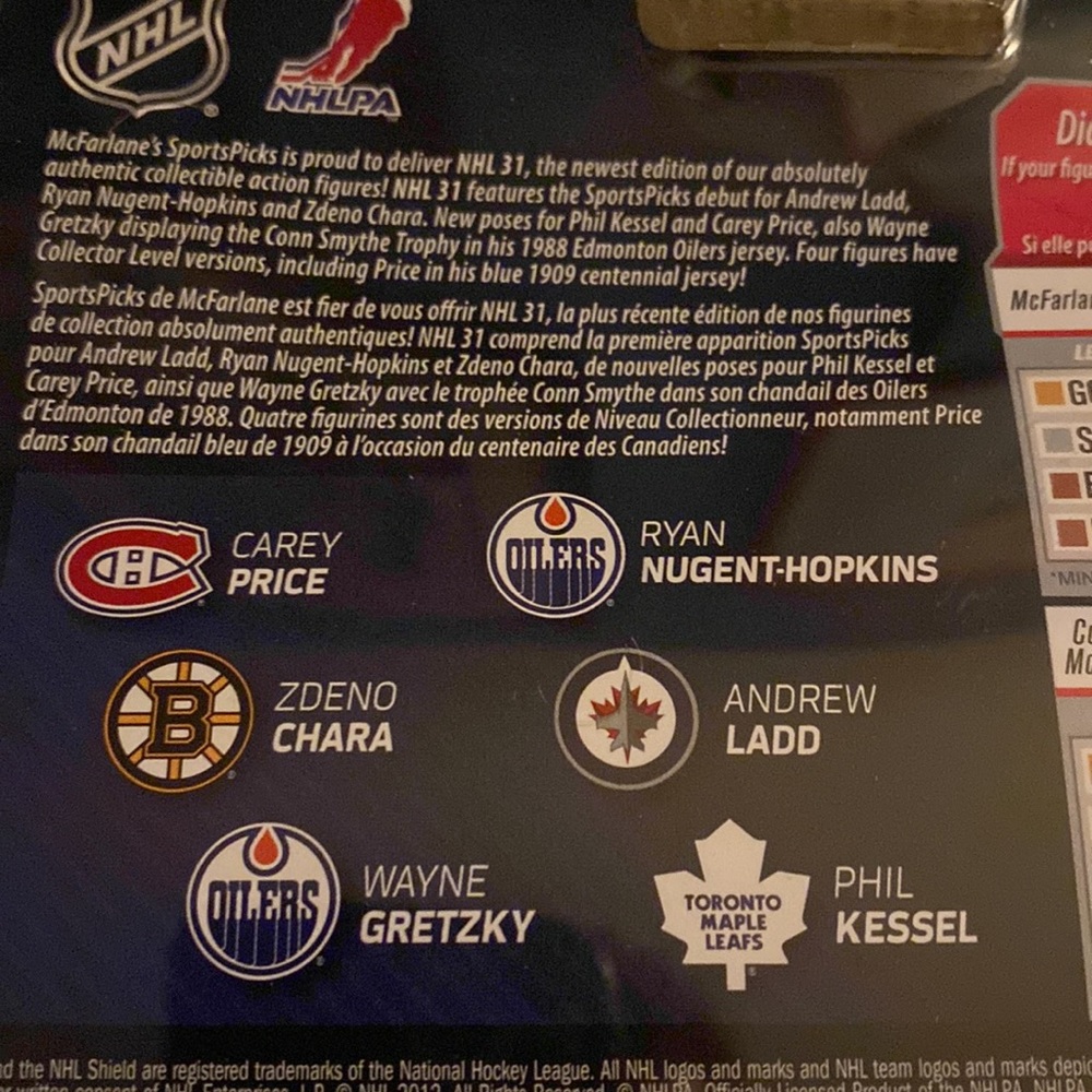 *New* Winnipeg Jets McFarlane Andrew Ladd NHL Hockey Action Figure Collectable - Picture 3 of 5